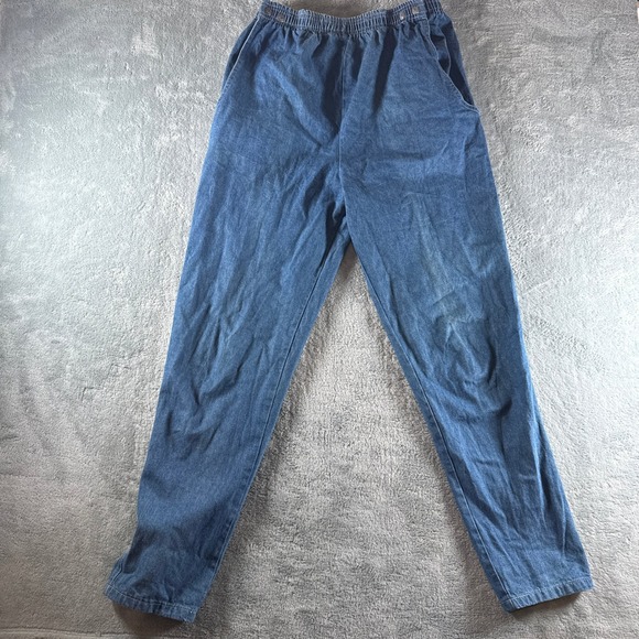 J. Michelle Denim - Vintage J Michelle California Denim Pants Medium Wash Elastic Snap‎ Waist Size M